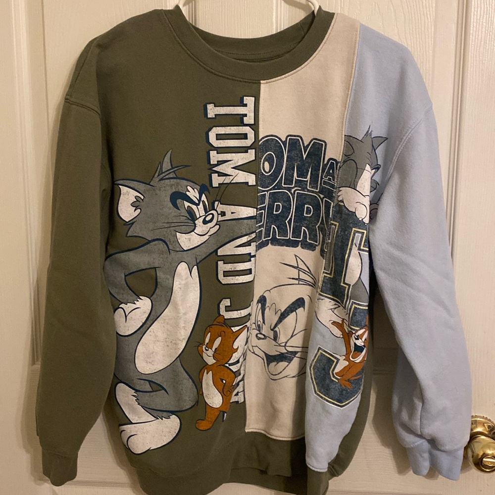 Cartoon Tom and Jerry sweatshirt